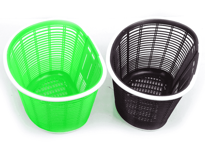 bike parts plastic front basket bicycle PVC basket