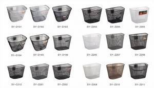 fashion design plastic Bicycle Accessories Bicycle Basket