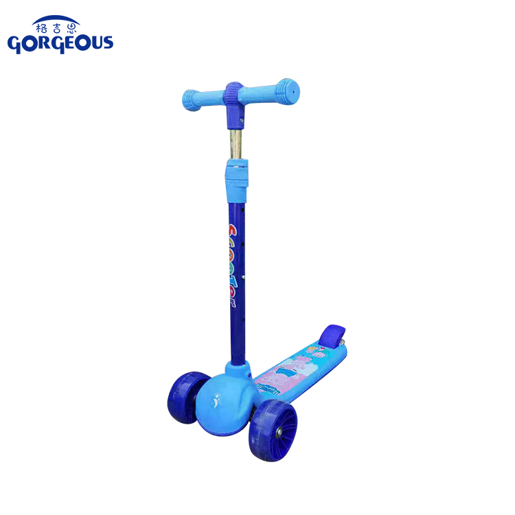New Style Colorful Foldable 3 Wheel Kids Scooter Height Adjustable Kick Scooter