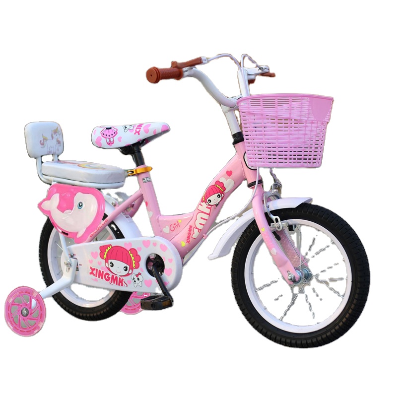 Supply high quality lovely multicolor princess kids bike bicycle for girls with doll seat