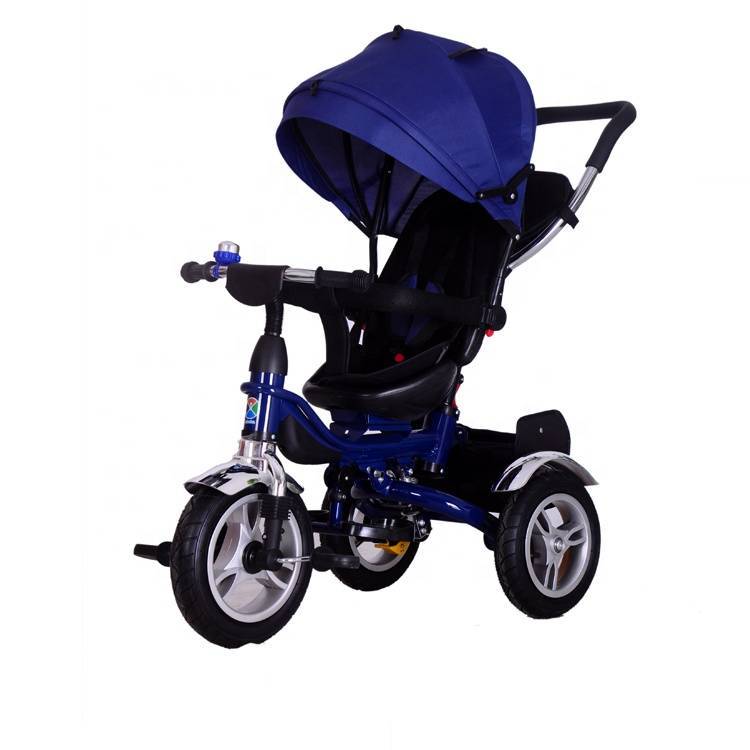 4 in 1 Push folding baby tricycle/Cheap price triciclo kids baby tricycle for sale/China factory wholesale kids walker tricycle