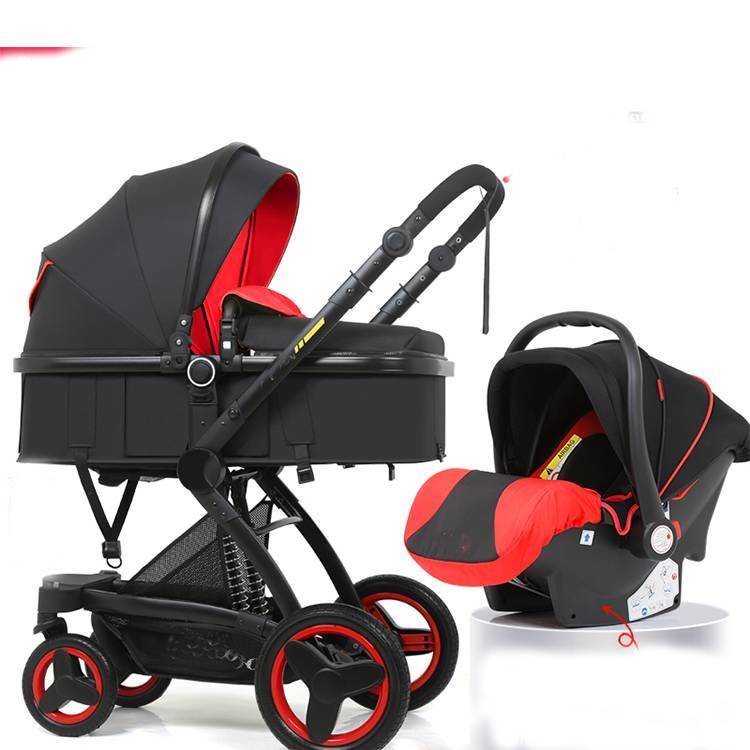 OEM custom popular hot mom 3 in 1 stroller/factory direct supply baby stroller car seat light weight/fabrics for baby stroller