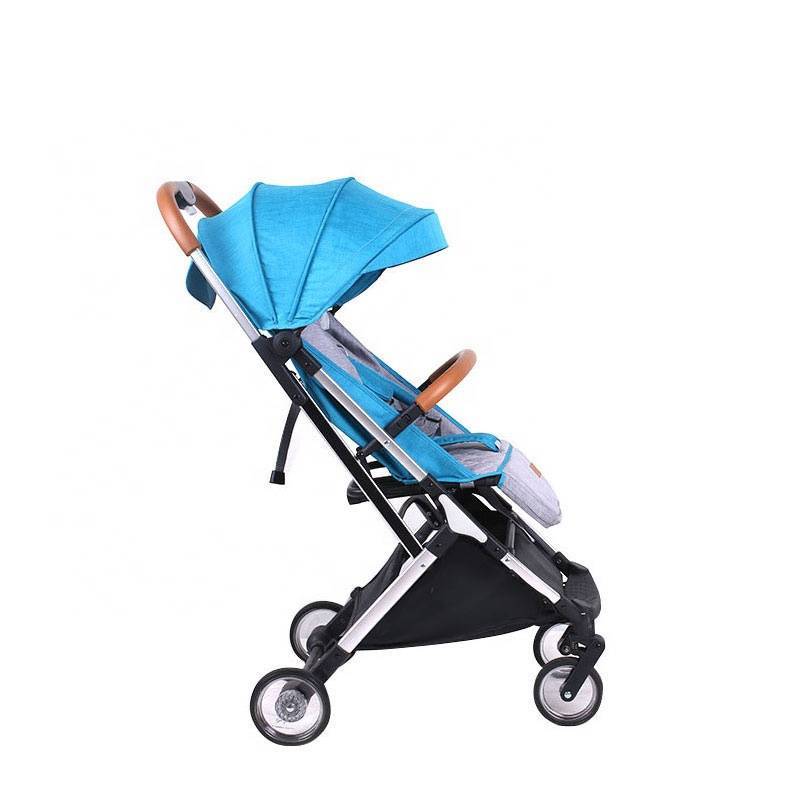 One step folding portable high landscape 3 in 1 light weight baby prams and strollers with car seat