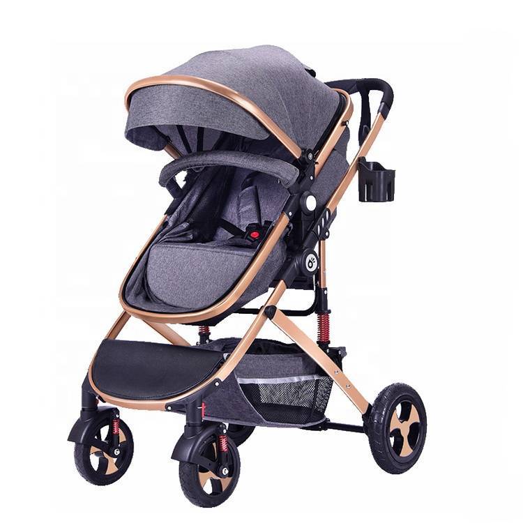 High Landscape Travel System baby stroller/New Design wholesale 3 in 1 stroller for baby/cheap foldable baby stroller 3 in 1 CE