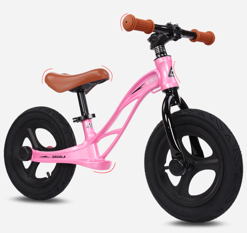 Custom cartoon colourful lightweight racing kids balance bike