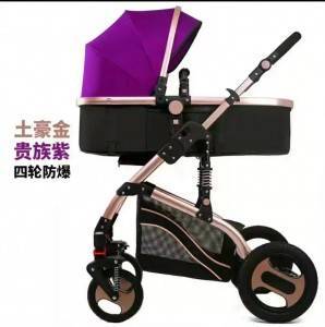 Good quality cheap price child safety portable light weight foldable 3 in 1 baby pram