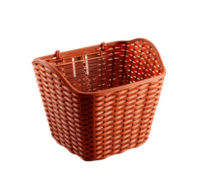 plastic bike basket with parts , wholesale cheap price selling folding bicycle basket