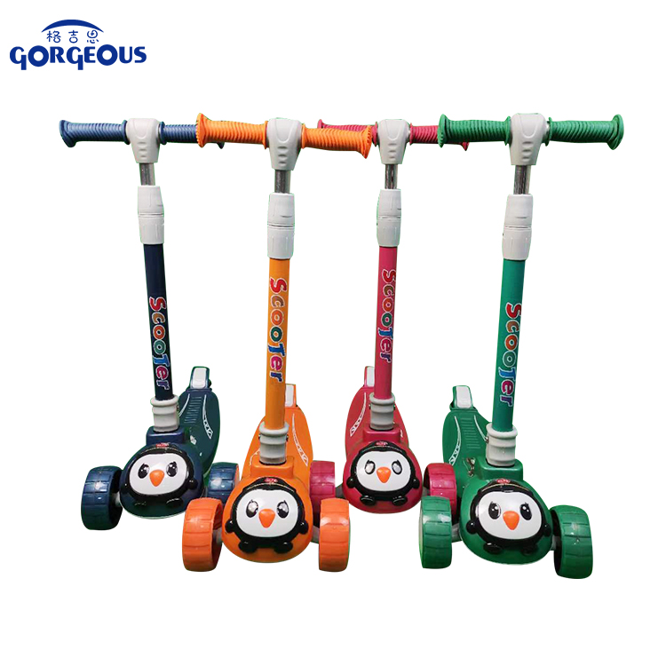 New Model Three Wheel Kids Outdoor Toy Folding Scooter For Kids With Big Wheels