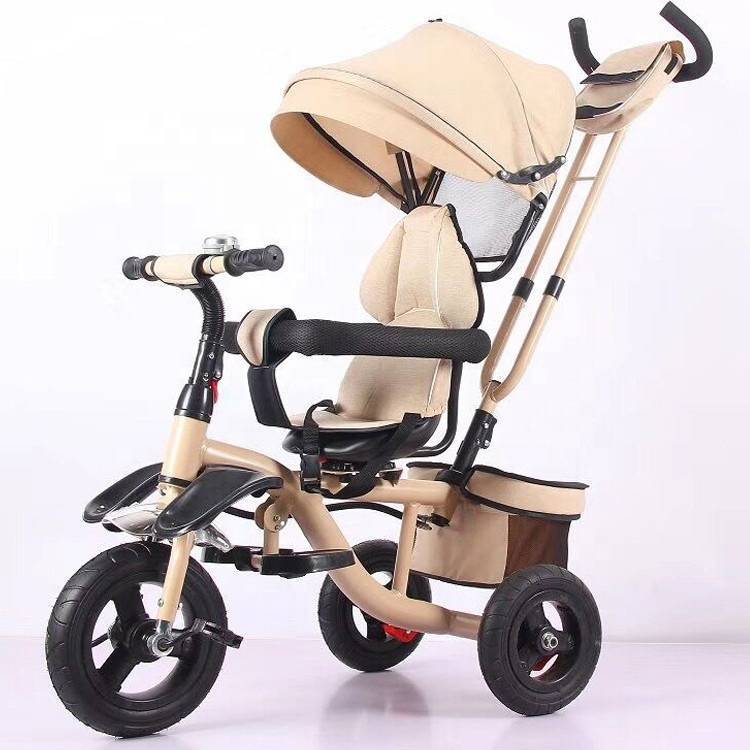 China Professional cheap price air wheel tricycle baby kids 3 wheels/cheap baby tricycle/3 wheel steel baby walker tricycle