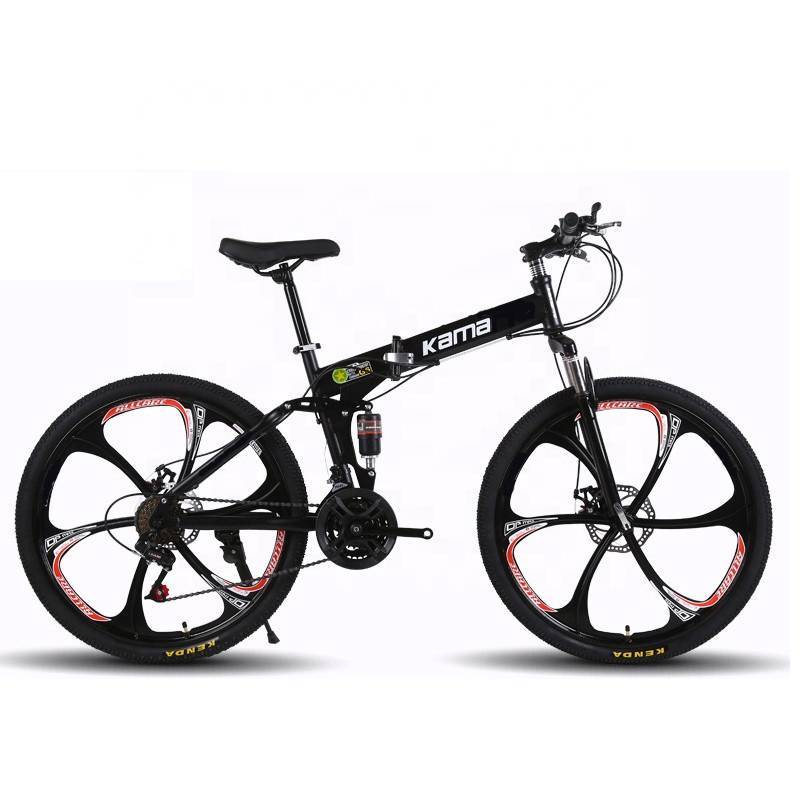 Full suspension aluminum mountain bike folding bicycle 26 inch/21 speed folding bicycle for adult/hot sale bicycle folding
