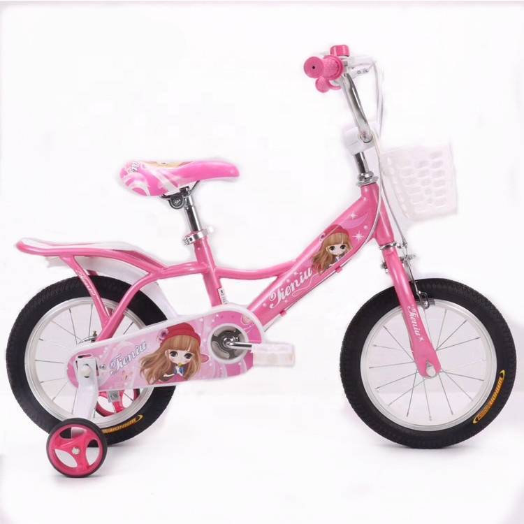 New model children 4 wheels 12 kids bike with air tire/top quality CE bicycles for girls/cheap children bikes with carrier