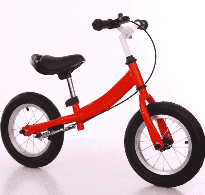 12 inch  rubber tyre with aluminum rim and bearing column headset aluminum balance bike