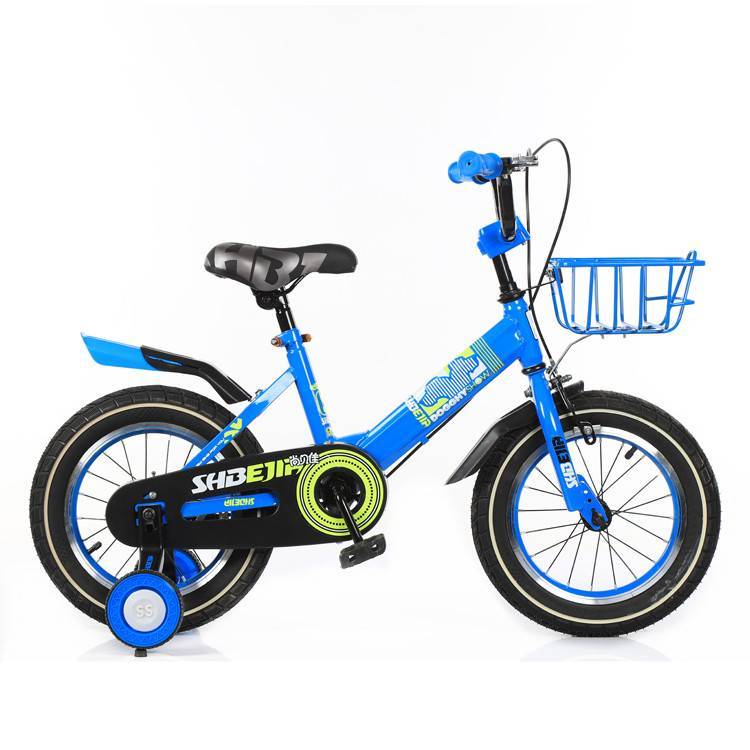 China supplier price small child bike/fashion 4 wheel single speed boys 16 inch bike sale/blue color best children’s bicycles